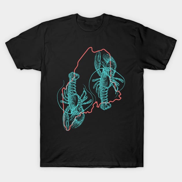 Maine Lobster WPH MEDIA T-Shirt by WPHmedia